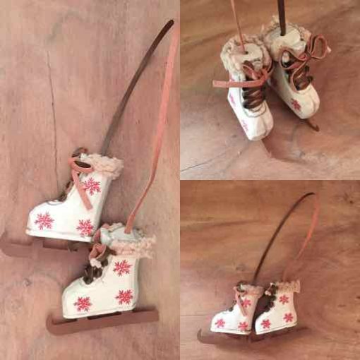 decoratieve hanger schaatsen - schaatscadeau van sportcadeautjes