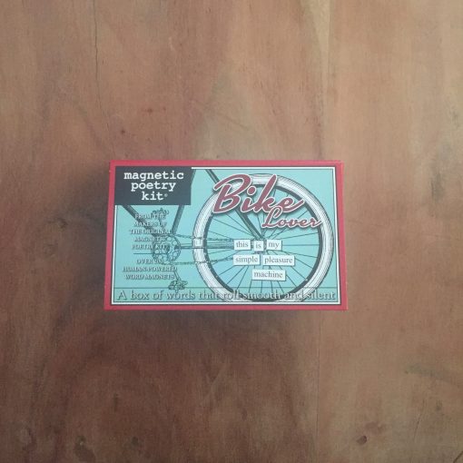 magnetic poetry kit fietsen - fietscadeau van sportcadeautjes