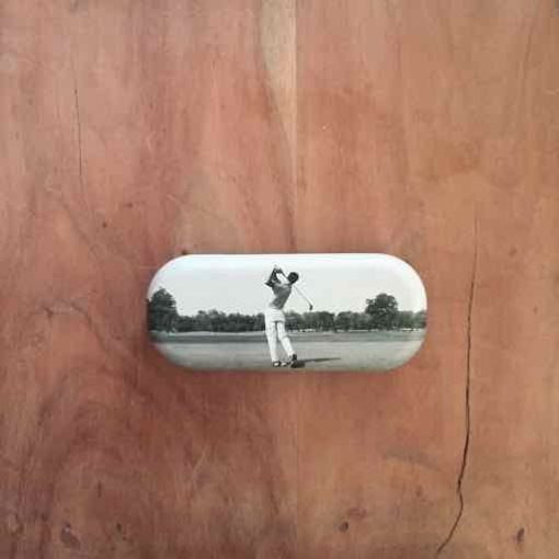 brillenkoker met golfer - golfcadeau van sportcadeautjes