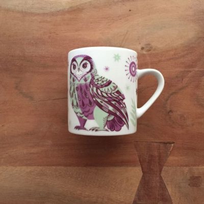 mok met uil - wandelcadeau van sportcadeautjes