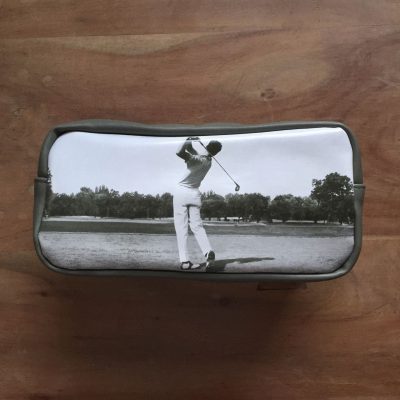 toilettas met golfer - golfcadeau van sportcadeautjes