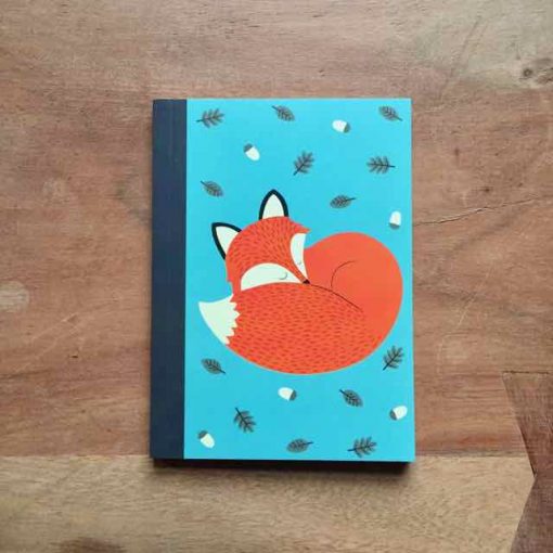 notitieboekje Rusty de vos - wandelcadeautjes van sportcadeautjes