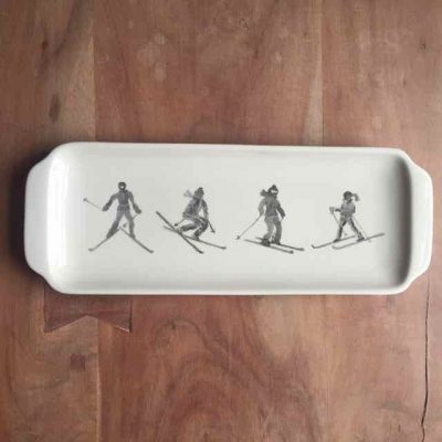 serveerschaal skiers - wintersportcadeautjes van sportcadeautjes