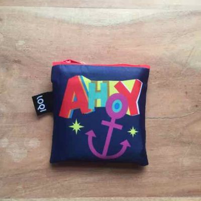 LOQI Foldable Bag Nautical Ahoy – zeilcadeau van sportcadeautjes