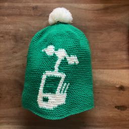 groene muts met skilift - sportieve skimuts van sportcadeautjes