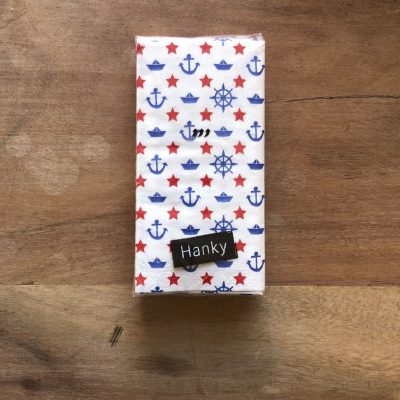 zakdoeken met ankers en bootjes - zeilcadeau van sportcadeautjes