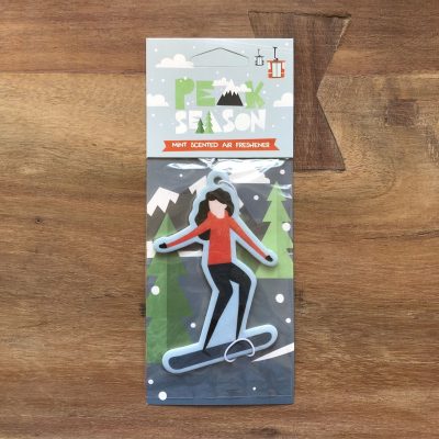 snowboardster luchtverfrisser - snowboardcadeau van sportcadeautjes