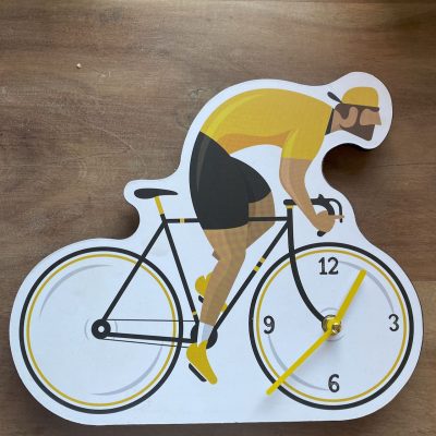 Klok fiets - fietscadeau van sportcadeautjes