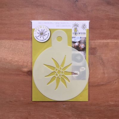 edelweiss sjabloon - skicadeau van sportcadeautjes