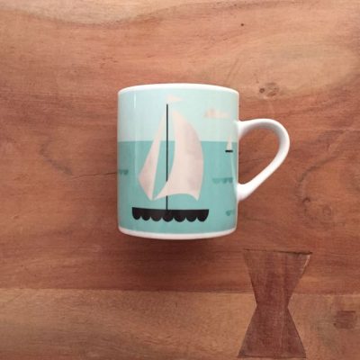 mok zeilboot - zeilcadeau van sportcadeautjes